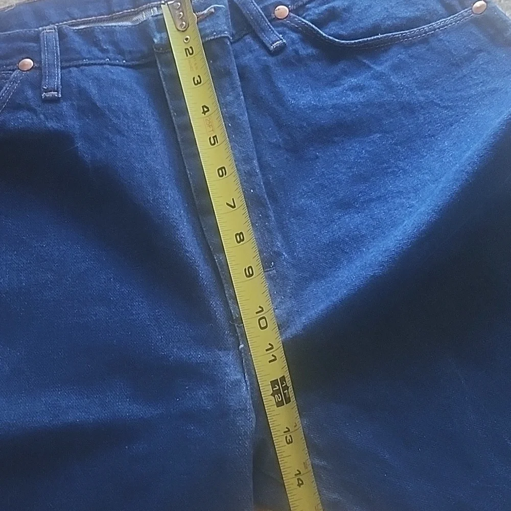 Men's 36x38 Wrangler 13MWZ Rigid Cowboycut Orig Fit Jeans - Picture 9 of 14